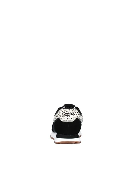 SNEAKERS KELLY BIG GLITTER  CON LOGO BAMBINA NERO