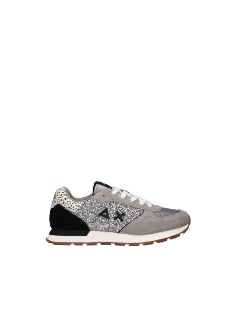 SNEAKERS KELLY BIG GLITTER  CON LOGO BAMBINA ARGENTO