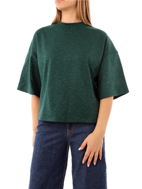 T-SHIRT MANICA CORTA OVERSIZE DONNA VERDE