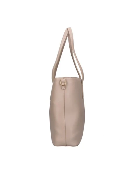 BORSA A SPALLA CON  TRACOLLA REGOLABILE DONNA BEIGE