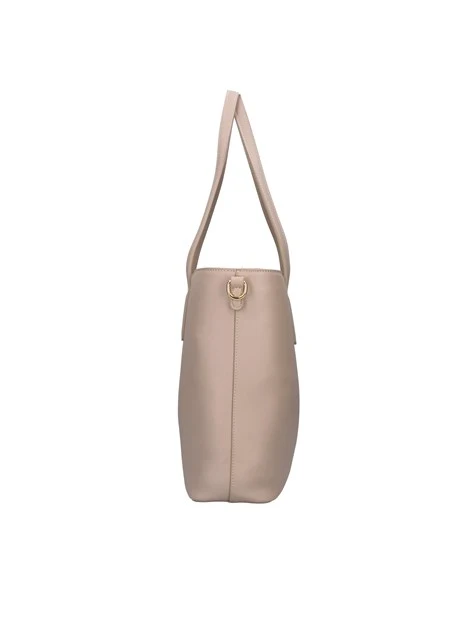 BORSA A SPALLA CON  TRACOLLA REGOLABILE DONNA BEIGE