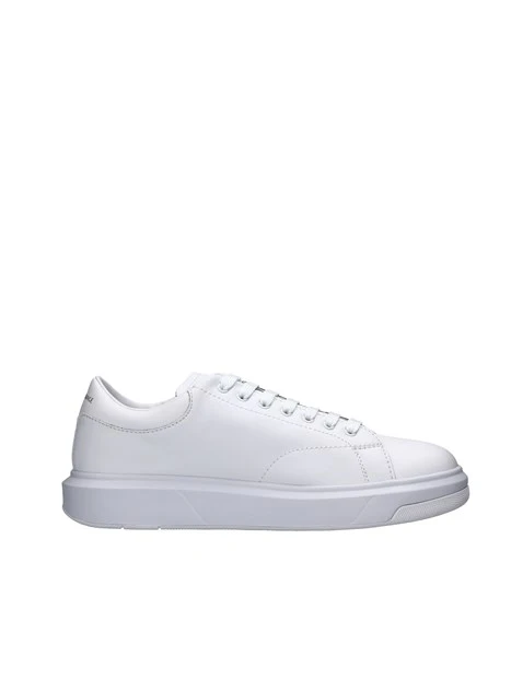 SNEAKERS BASSE CON LOGO INCISO UOMO BIANCO