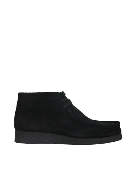 STIVALETTI WALLABEE EVO BT IN CAMOSCIO UOMO NERO