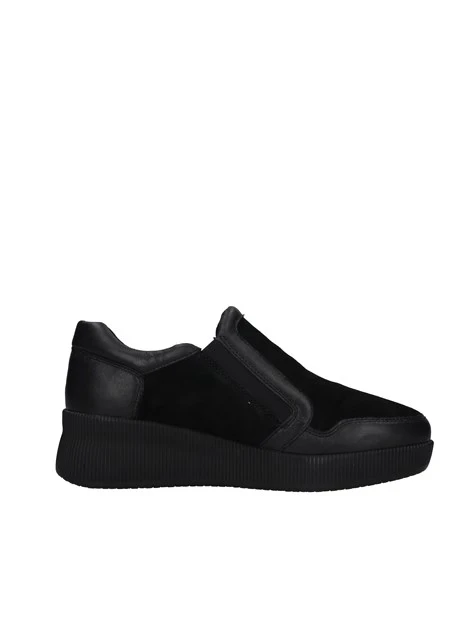 SNEAKERS SLIP ON CON ZEPPA DONNA NERO