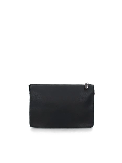 POCHETTE CON LOGO CENTRALE UOMO NERO