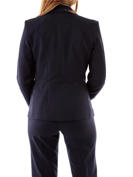 GIACCA BLAZER MONOPETTO DONNA BLU NOTTE