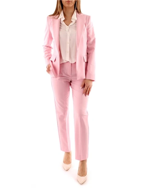 GIACCA BLAZER MONOPETTO DONNA ROSA PASTELLO