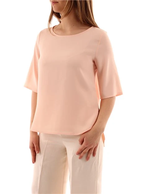 BLUSA CON MANICHE A TRE QUARTI DONNA ROSA