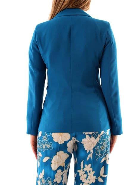 GIACCA BLAZER DOPPIOPETTO DONNA BLU OCEANO