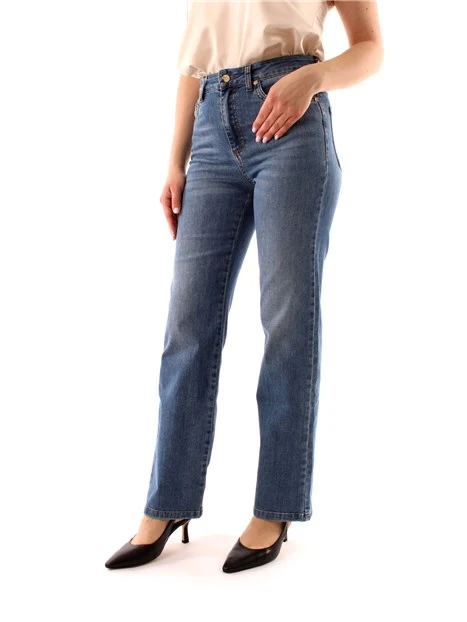 JEANS REGULAR IN DENIM DONNA BLU