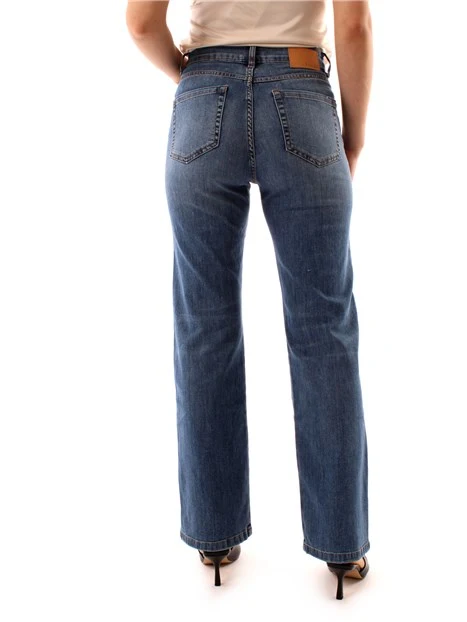 JEANS REGULAR IN DENIM DONNA BLU