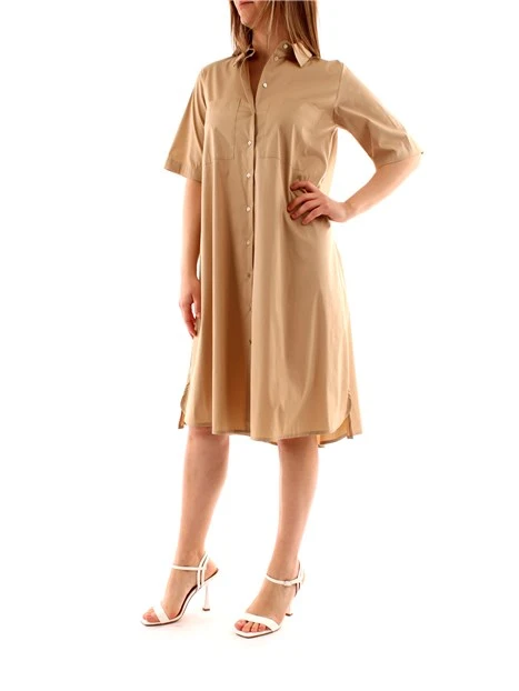 VESTITO CHEMISIER DONNA BEIGE