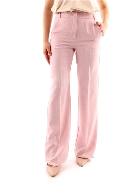 PANTALONI PALAZZO IN STUOIA DONNA ROSA