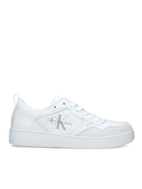 SNEAKERS BASSE BASKET CUPSOLE UOMO BIANCO