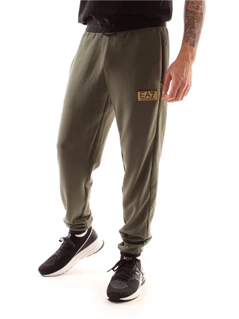 PANTALONI JOGGERS CON LOGO UOMO VERDE