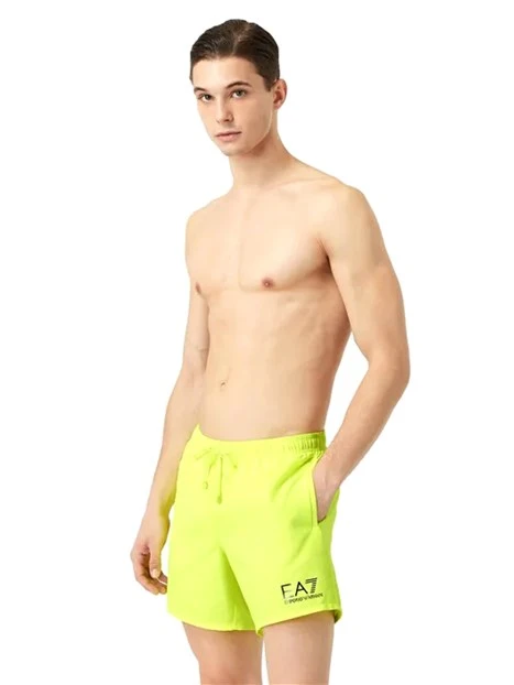 COSTUME BOXER CON LOGO UOMO GIALLO