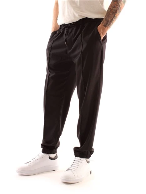 PANTALONI JOGGERS UOMO NERO