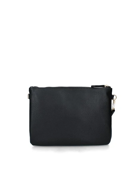 POCHETTE EMMA CON CINTURINO E TRACOLLA DONNA NERO