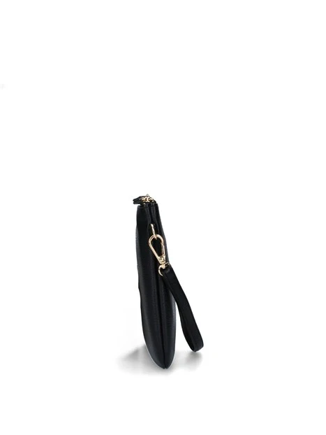 POCHETTE EMMA CON CINTURINO E TRACOLLA DONNA NERO