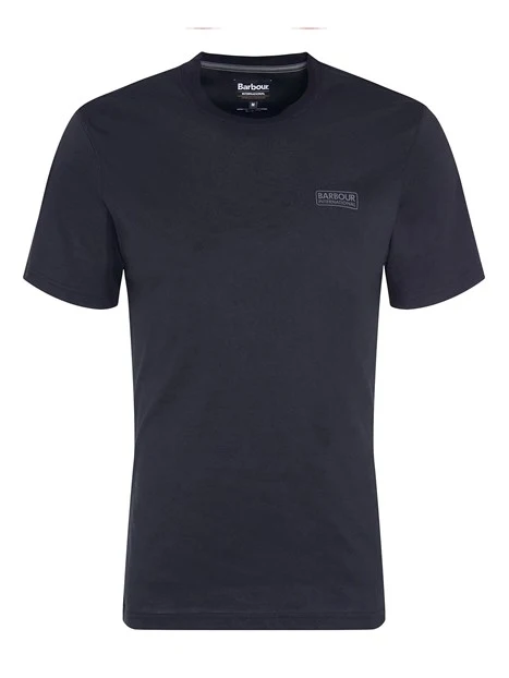 T-SHIRT MANICA CORTA CON LOGO PICCOLO UOMO NERO