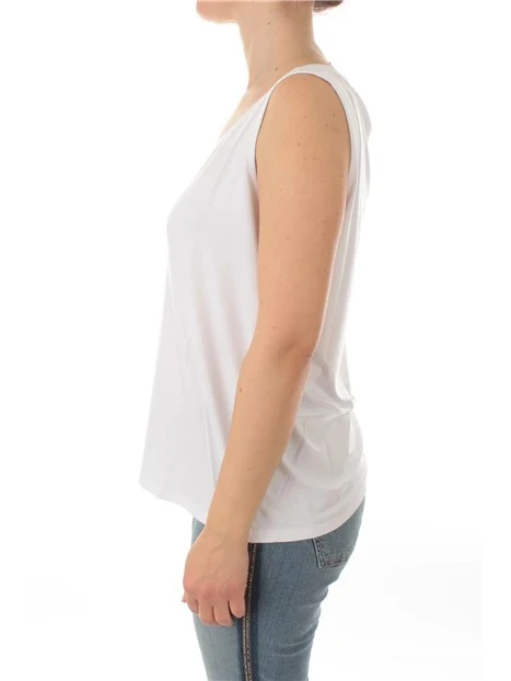 TOP IN MAGLIA DONNA BIANCO