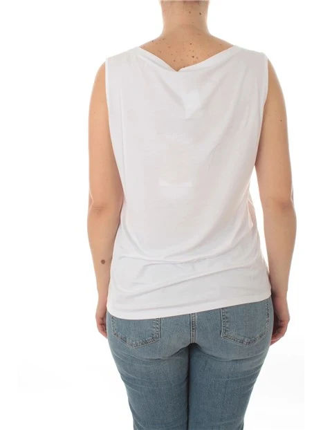 TOP IN MAGLIA DONNA BIANCO