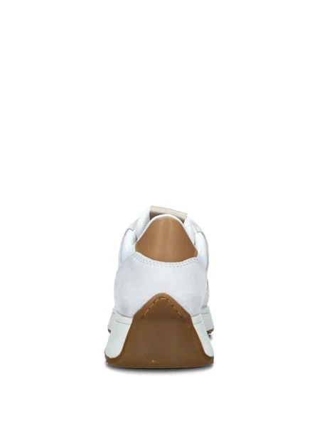 SNEAKERS PLATFORM AMABEL CON INSERTI BEIGE DONNA BIANCO