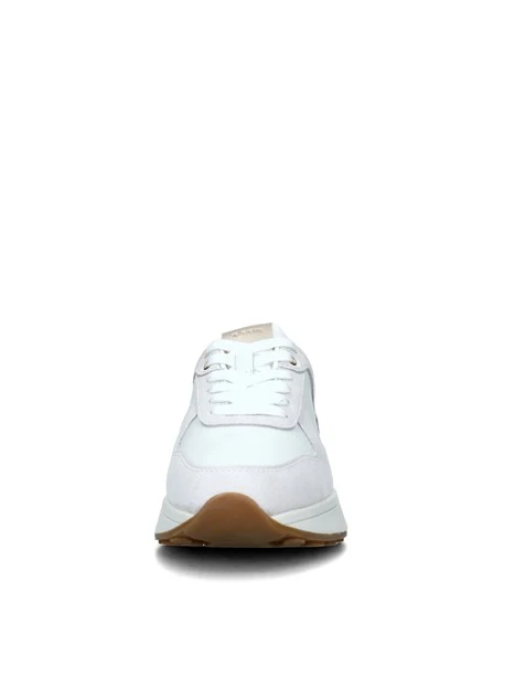 SNEAKERS PLATFORM AMABEL CON INSERTI BEIGE DONNA BIANCO