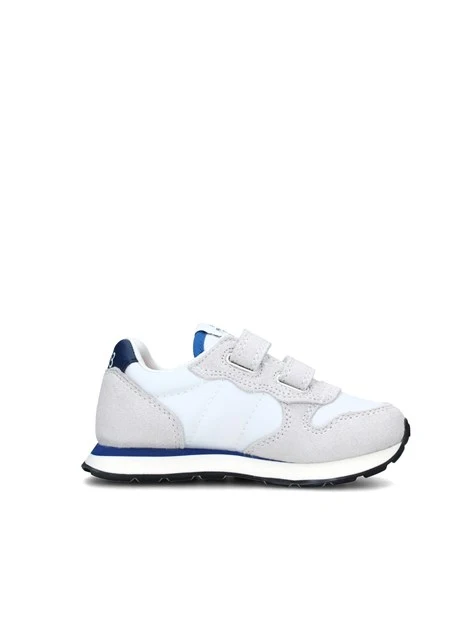 SNEAKERS BASSE TOM SOLID CON STRAPPI BAMBINO BIANCO