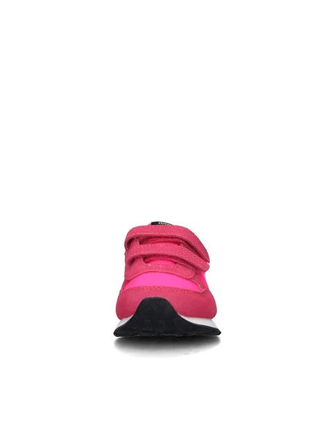 SNEAKERS BASSE ALLY SOLID CON STRAPPI BAMBINA FUCSIA