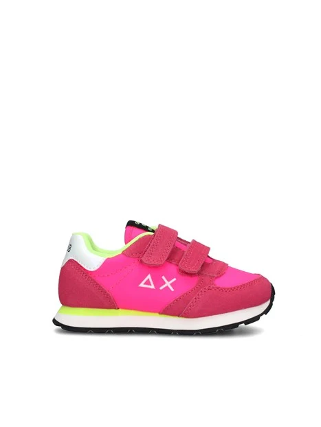 SNEAKERS BASSE ALLY SOLID CON STRAPPI BAMBINA FUCSIA