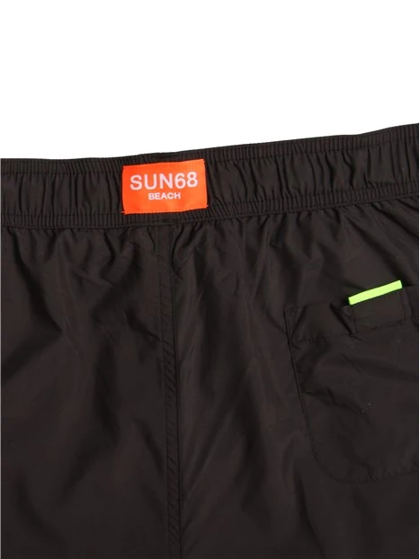 COSTUME A BOXER CON LOGO UOMO NERO