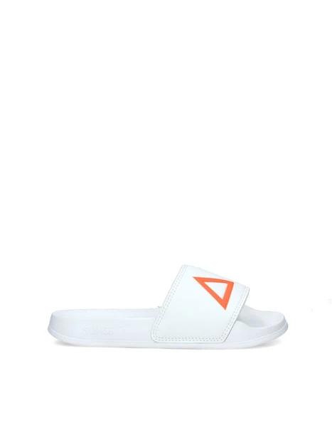 SANDALI MARE CON LOGO BAMBINA BIANCO ARANCIO