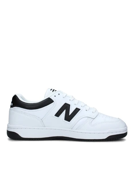 SNEAKERS BASSE 480 CON LOGHETTO NERO UNISEX ADULTO BIANCO