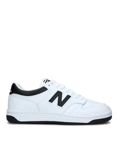 SNEAKERS BASSE 480 CON LOGHETTO NERO UNISEX ADULTO BIANCO