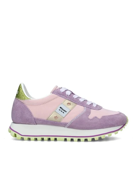 SNEAKERS PLATFORM MILLEN 01 MULTICOLORE DONNA ROSA LILLA