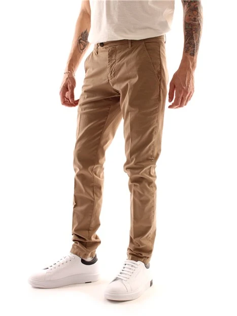 PANTALONI CHINO UOMO BEIGE