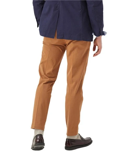 PANTALONI CHINO UOMO MARRONE