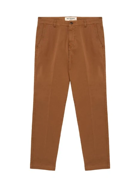 PANTALONI CHINO UOMO MARRONE