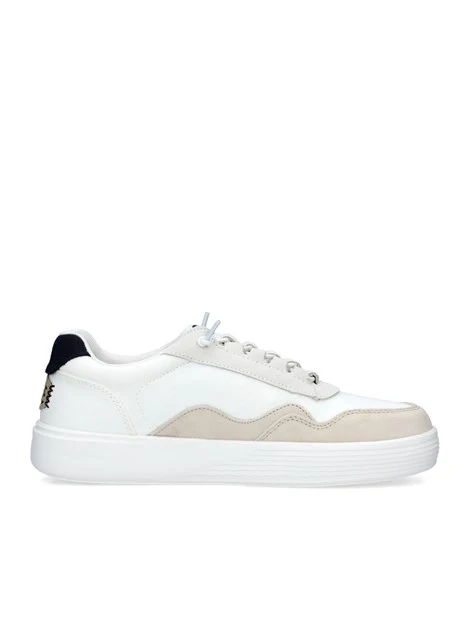 SNEAKERS BASSE HUDSON UOMO BIANCO GRIGIO