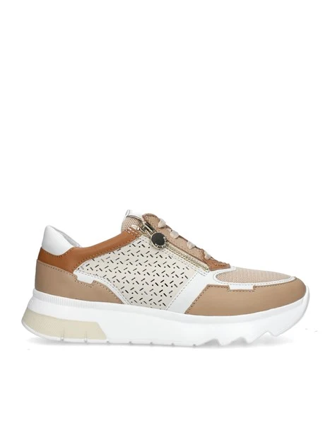 SNEAKERS PLATFORM SPOCK 40 DONNA BIANCO CUOIO