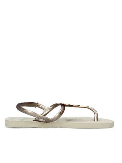 SANDALI MARE TWIST METAL DONNA BEIGE