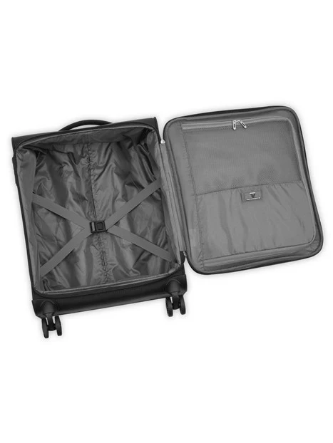 TROLLEY CABINA 2R CM 55/20 LITE SOFT UNISEX NERO