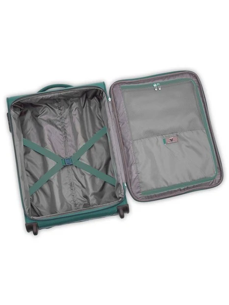 TROLLEY CABINA EXP LITE SOFT 4R CM 55 UNISEX VERDE