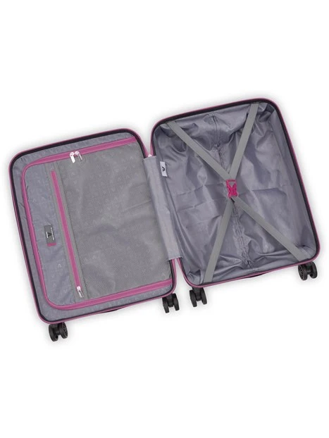 TROLLEY CABINA IBIZA 4R CM 55 UNISEX FUCSIA