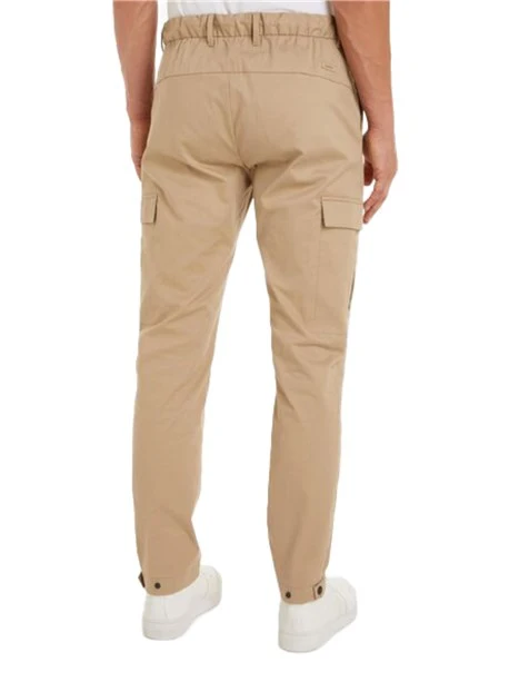 PANTALONI CARGO IN TWILL MODERNO UOMO BEIGE