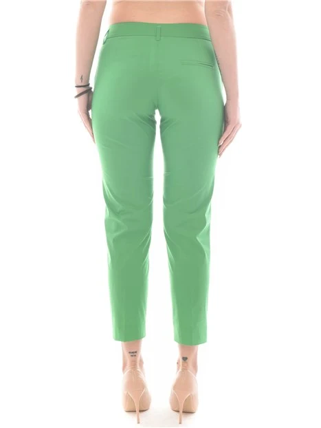 PANTALONI CHINO SLIM FIT DONNA VERDE