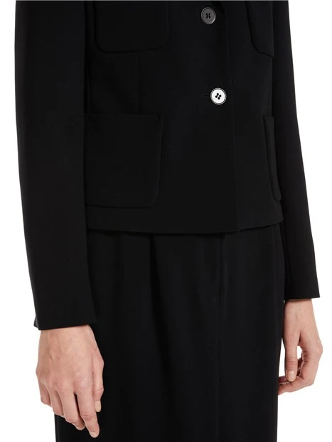 GIACCA BLAZER IN CADY DONNA NERO