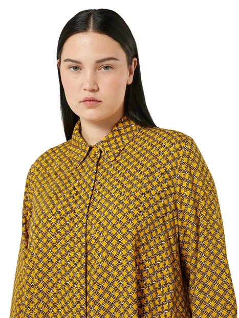 BLUSA CON FANTASIA CATENE DONNA GIALLO