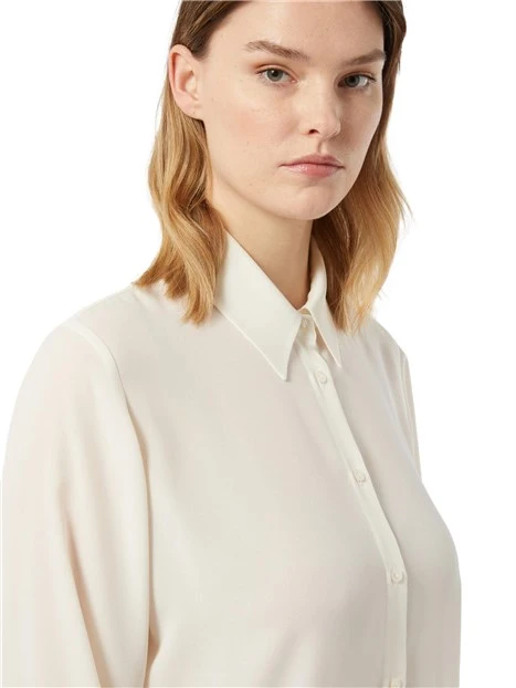 CAMICIA IN CREPE DONNA BIANCO